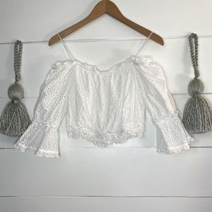 Allie Rose off the shoulder top